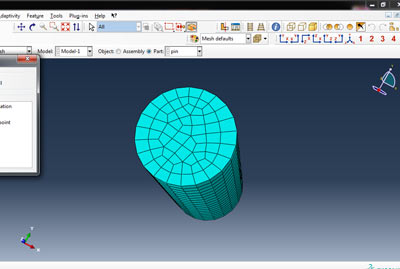 آموزش نحوه مش بندی صحیح در نرم افزار آباکوس abaqus